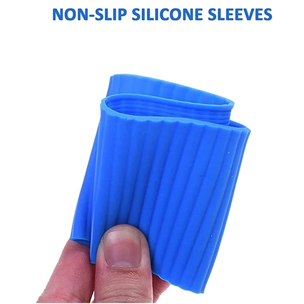 Heat-Resistant Silicone Coffee Cup Sleeve - Heat-Resistant Silicone Coffee Cup Sleeve - Image 1 of 2