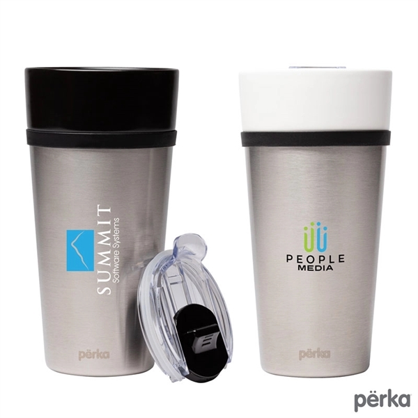 Perka® Linden 14 oz. Double Wall Ceramic Tumbler w/ Stain... - Perka® Linden 14 oz. Double Wall Ceramic Tumbler w/ Stain... - Image 1 of 18