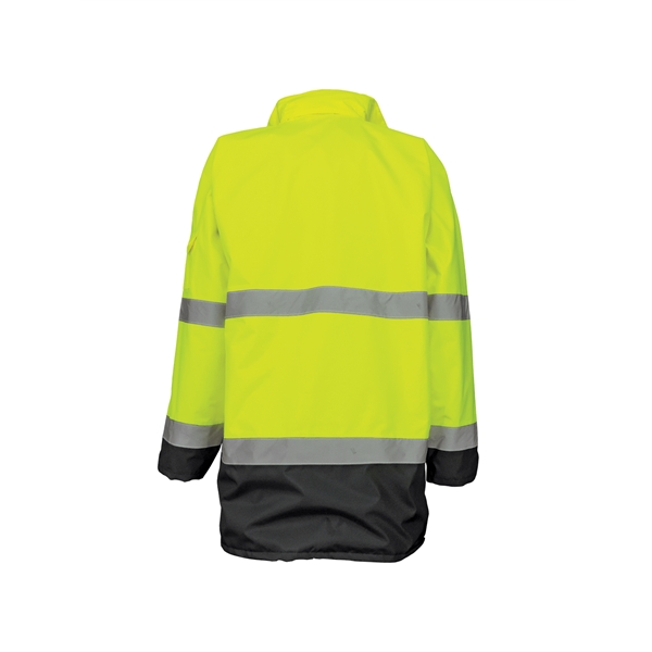High-Visibility Fleece Winter Parka Jacket - High-Visibility Fleece Winter Parka Jacket - Image 3 of 3