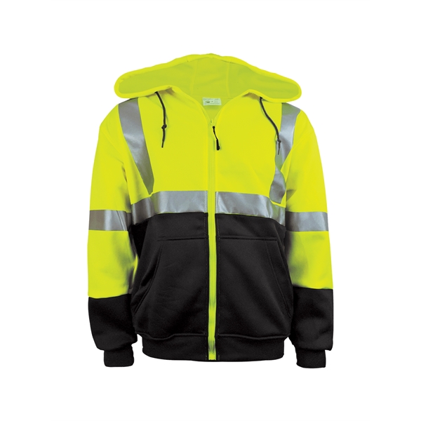 High-Visibility Hooded Sweatshirt - High-Visibility Hooded Sweatshirt - Image 1 of 2