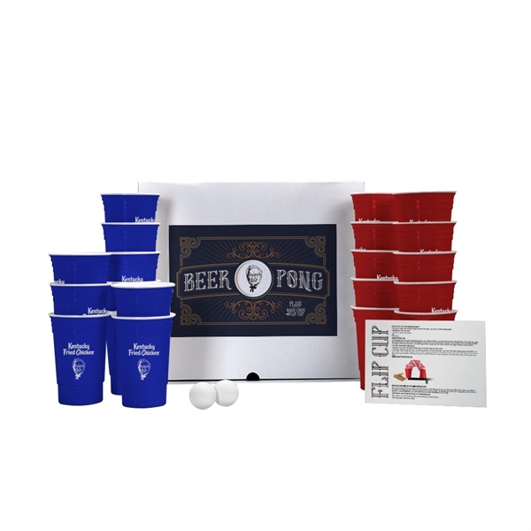 Beer Pong 3-in-1 Drinking Game Set - Beer Pong 3-in-1 Drinking Game Set - Image 1 of 7