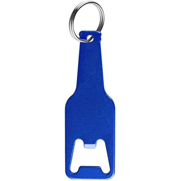 Metal Bottle Opener with Key Ring - Metal Bottle Opener with Key Ring - Image 1 of 3