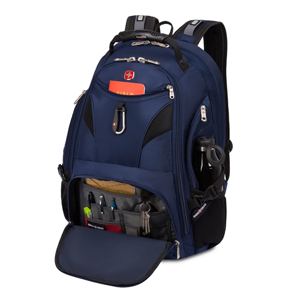 5977 17" ScanSmart Laptop Backpack - Navy - 5977 17" ScanSmart Laptop Backpack - Navy - Image 4 of 10
