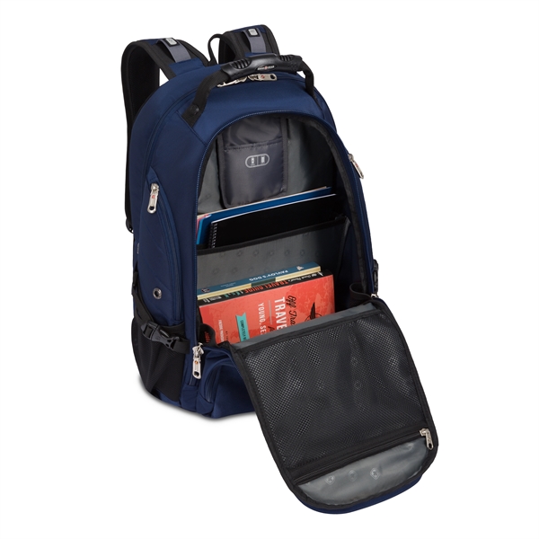 5977 17" ScanSmart Laptop Backpack - Navy - 5977 17" ScanSmart Laptop Backpack - Navy - Image 9 of 10