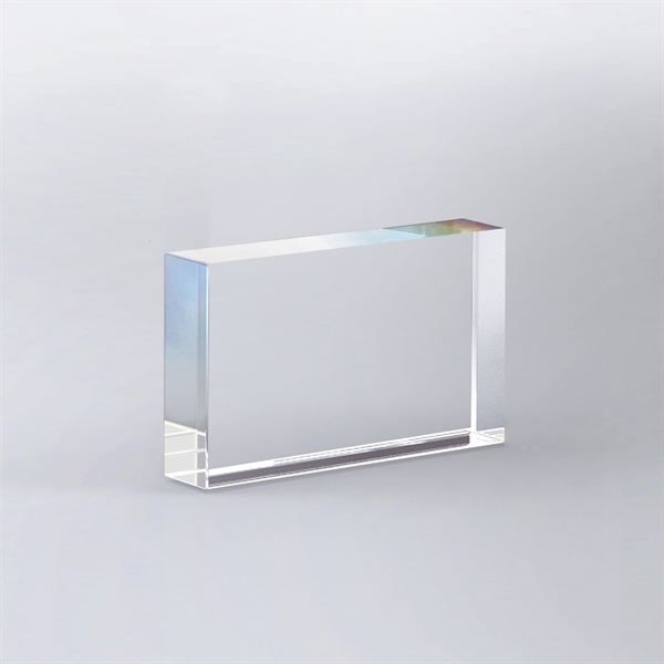 Freestanding Lucite Block