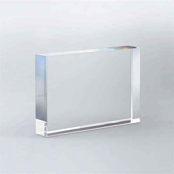 Freestanding Lucite Block