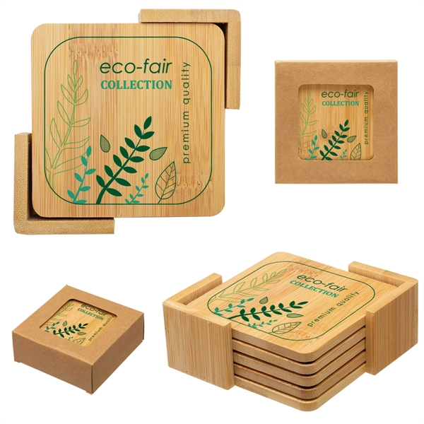 Bamboo Coaster Set - Bamboo Coaster Set - Image 0 of 0