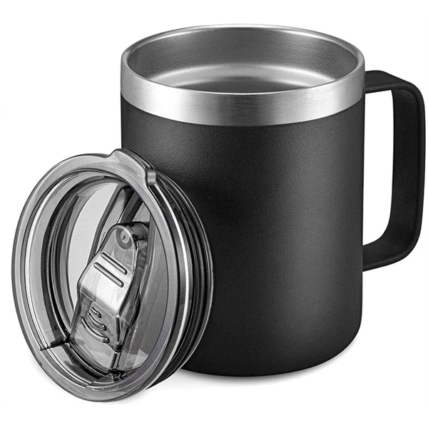 10 oz Stainless Steel Insulated Coffee Mug with Handle - 10 oz Stainless Steel Insulated Coffee Mug with Handle - Image 1 of 1