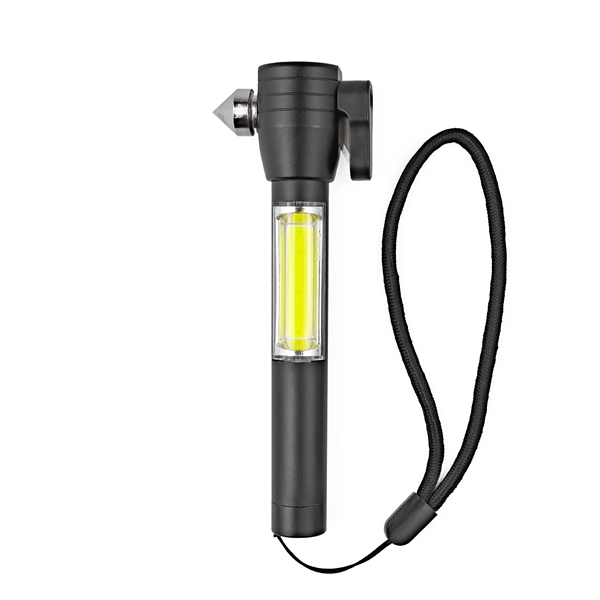 Aluminum Auto Safety Tool & COB Flashlight - Aluminum Auto Safety Tool & COB Flashlight - Image 3 of 8