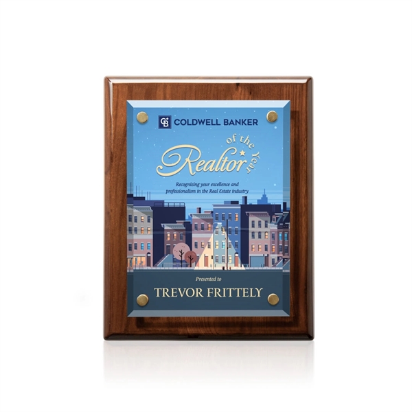 Caledon VividPrint™ Plaque - Walnut/Gold - Caledon VividPrint™ Plaque - Walnut/Gold - Image 4 of 11