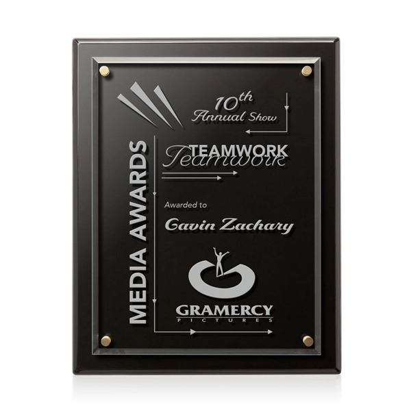 Caledon Plaque - Black/Gold - Caledon Plaque - Black/Gold - Image 10 of 11