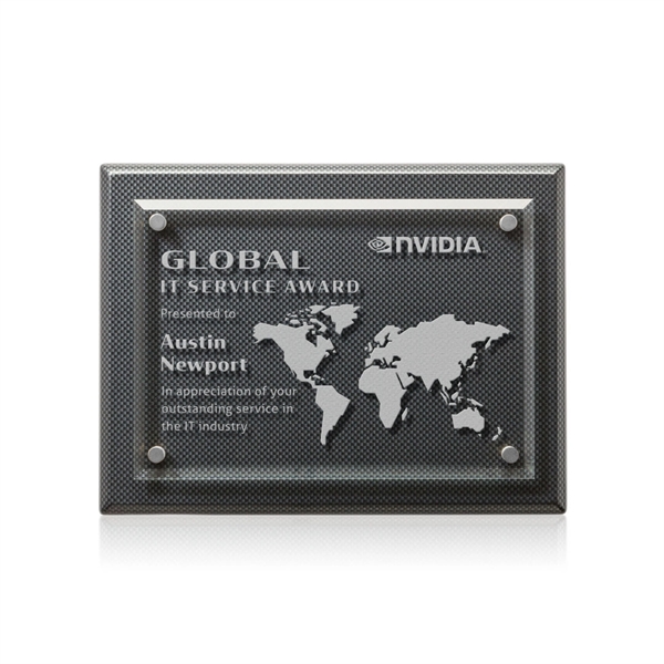 Caledon Plaque - Carbon Fibre/Silver - Caledon Plaque - Carbon Fibre/Silver - Image 1 of 11