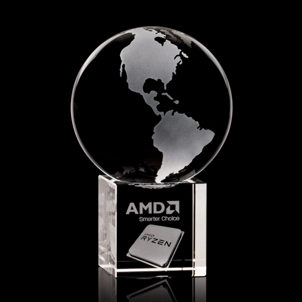 Globe on Cube 3D Award