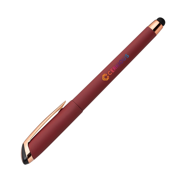 Gazelle Gel Softy Rose Gold Pen w/ Stylus