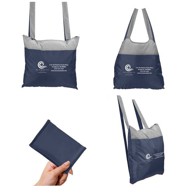 Transformer - Backpack & Foldaway Tote Bag - Transformer - Backpack & Foldaway Tote Bag - Image 3 of 6