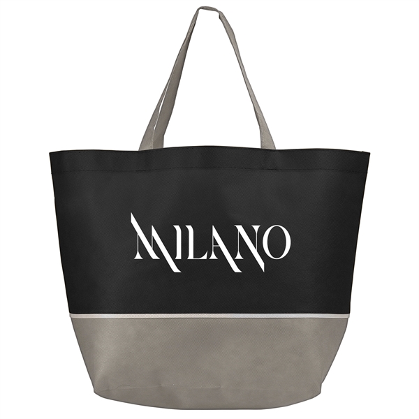 Custom Julian Two-Tone - Non-Woven Tote Bag