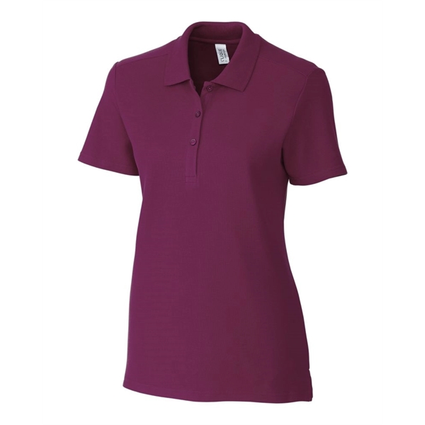 Clique Addison All Cotton Pique Short Sleeve Womens Polo - Clique Addison All Cotton Pique Short Sleeve Womens Polo - Image 3 of 12