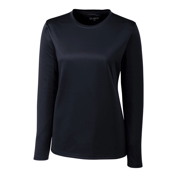 Clique Spin Eco Performance Long Sleeve Womens Tee Shirt - Clique Spin Eco Performance Long Sleeve Womens Tee Shirt - Image 2 of 12