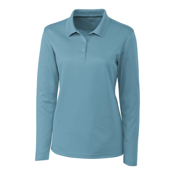 Clique Spin Eco Performance Pique Long Sleeve Womens Polo - Clique Spin Eco Performance Pique Long Sleeve Womens Polo - Image 3 of 12