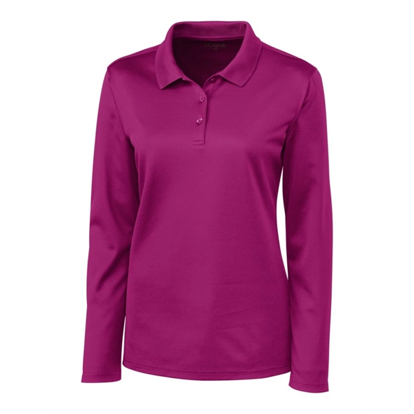 Clique Spin Eco Performance Pique Long Sleeve Womens Polo - Clique Spin Eco Performance Pique Long Sleeve Womens Polo - Image 4 of 12
