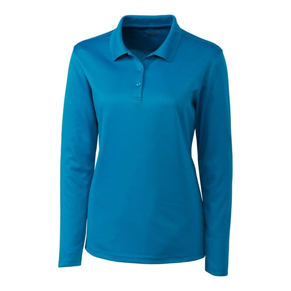 Clique Spin Eco Performance Pique Long Sleeve Womens Polo - Clique Spin Eco Performance Pique Long Sleeve Womens Polo - Image 5 of 12