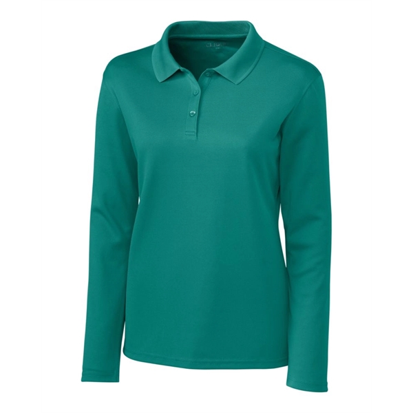 Clique Spin Eco Performance Pique Long Sleeve Womens Polo - Clique Spin Eco Performance Pique Long Sleeve Womens Polo - Image 11 of 12