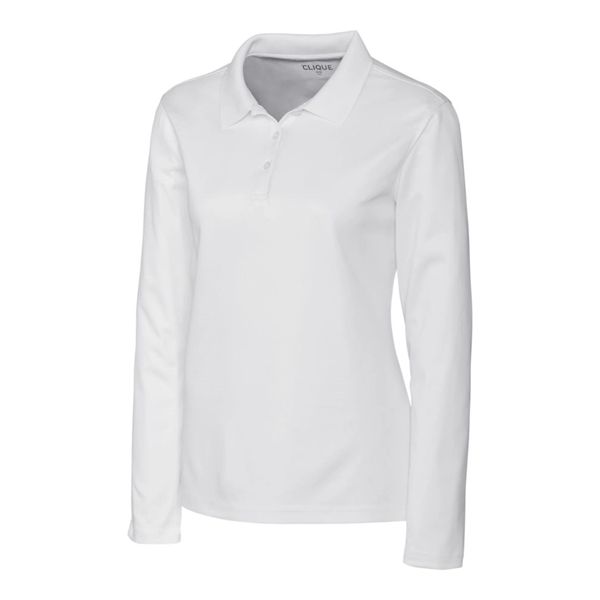 Clique Spin Eco Performance Pique Long Sleeve Womens Polo - Clique Spin Eco Performance Pique Long Sleeve Womens Polo - Image 12 of 12