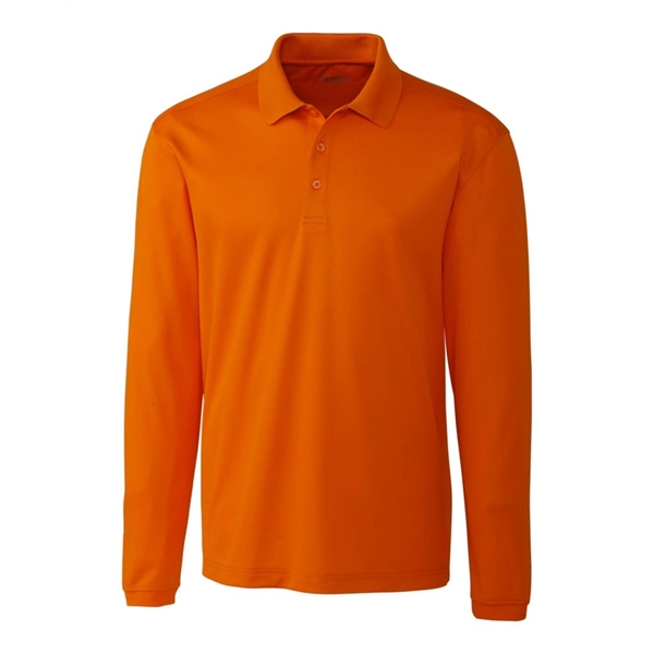 Clique Spin Eco Performance Pique Long Sleeve Mens Polo - Clique Spin Eco Performance Pique Long Sleeve Mens Polo - Image 6 of 12