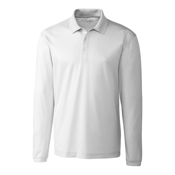 Clique Spin Eco Performance Pique Long Sleeve Mens Polo - Clique Spin Eco Performance Pique Long Sleeve Mens Polo - Image 10 of 12