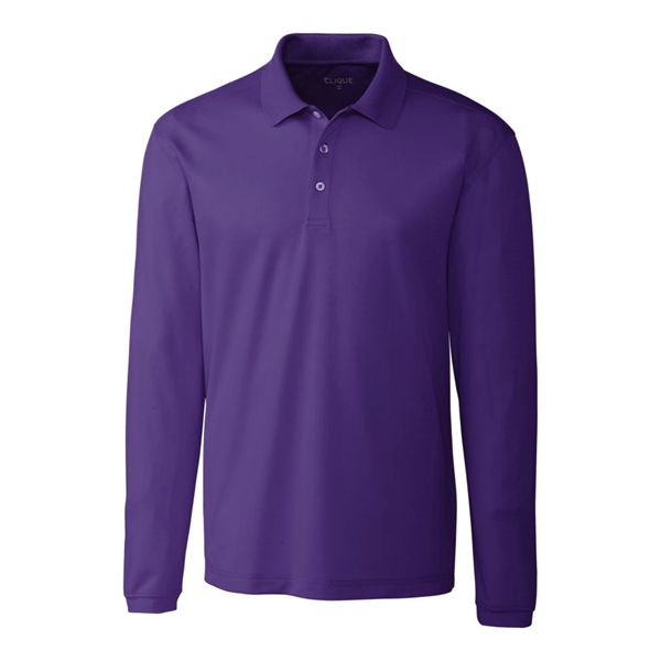 Clique Spin Eco Performance Pique Long Sleeve Mens Polo - Clique Spin Eco Performance Pique Long Sleeve Mens Polo - Image 12 of 12