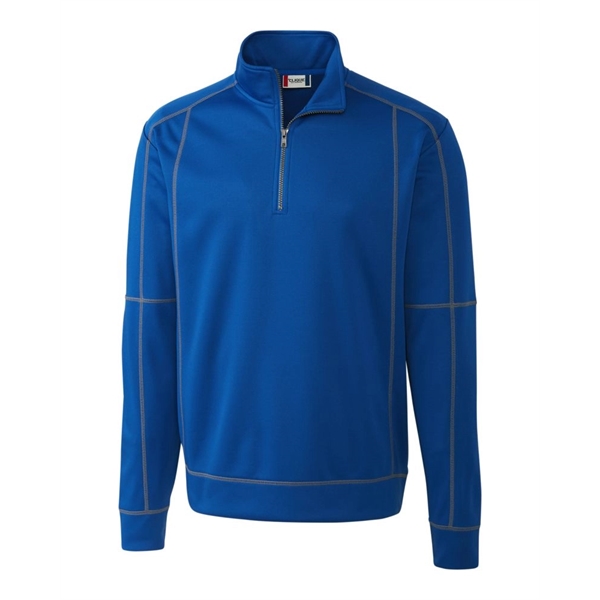 Clique Helsa Performance Mens Half Zip Pullover Sweatshirt - Clique Helsa Performance Mens Half Zip Pullover Sweatshirt - Image 8 of 11