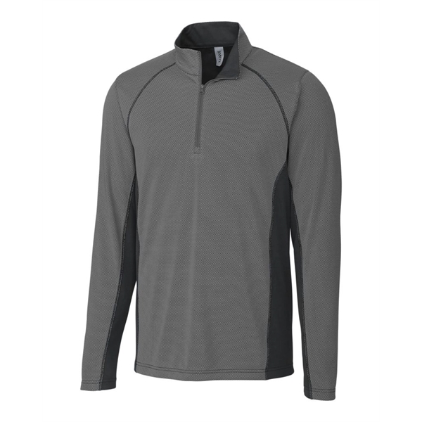 Clique Ice Pique Colorblock Mens Half Zip Tech Pullover - Clique Ice Pique Colorblock Mens Half Zip Tech Pullover - Image 6 of 6