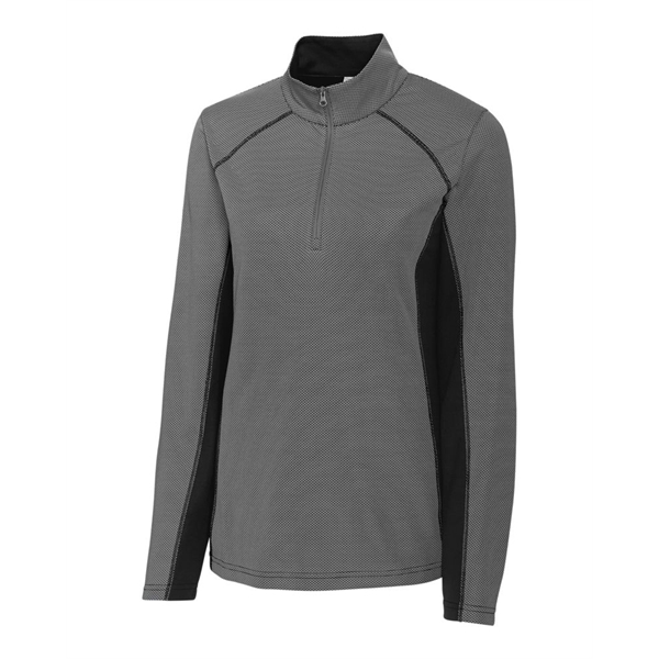Clique Ice Pique Colorblock Womens Half Zip Tech Pullover - Clique Ice Pique Colorblock Womens Half Zip Tech Pullover - Image 10 of 22