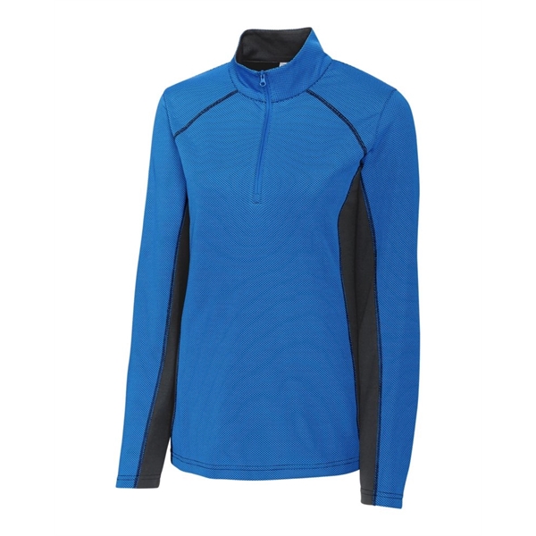 Clique Ice Pique Colorblock Womens Half Zip Tech Pullover - Clique Ice Pique Colorblock Womens Half Zip Tech Pullover - Image 11 of 22
