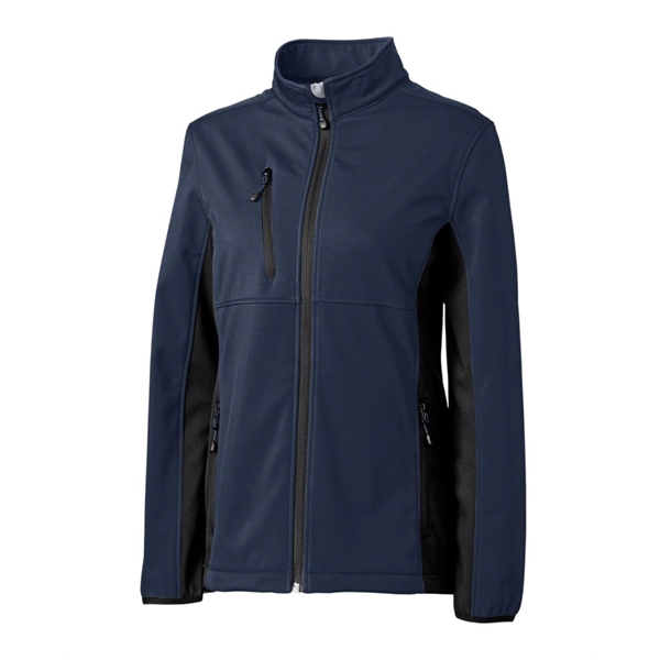Clique Narvik Eco Stretch Softshell Full Zip Womens Jacket - Clique Narvik Eco Stretch Softshell Full Zip Womens Jacket - Image 2 of 10