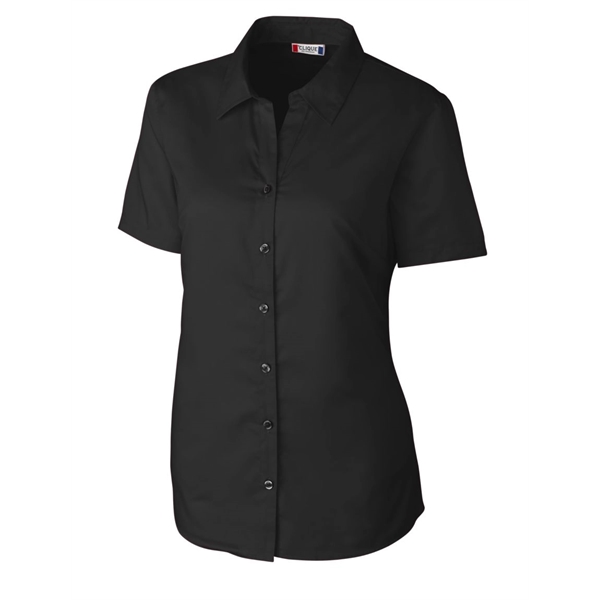 Clique Avesta Stain Resistant Womens Short Sleeve Button ...
