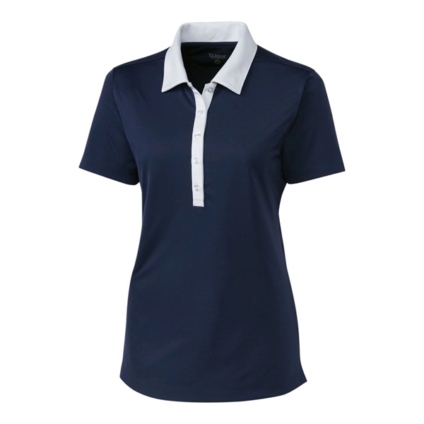 Clique Parma Colorblock Tech Jersey Womens Polo - Clique Parma Colorblock Tech Jersey Womens Polo - Image 4 of 8