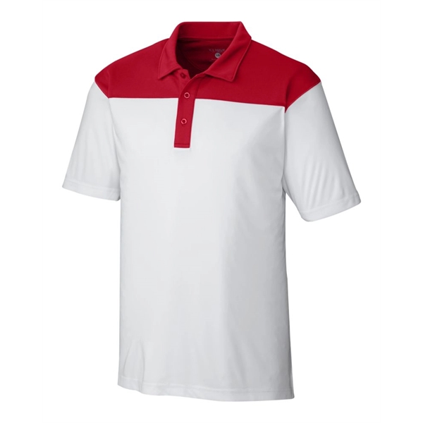 Clique Parma Colorblock Tech Jersey Mens Polo - Clique Parma Colorblock Tech Jersey Mens Polo - Image 1 of 7