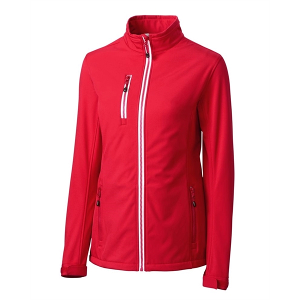 Clique Telemark Eco Stretch Softshell Full Zip Womens Jacket - Clique Telemark Eco Stretch Softshell Full Zip Womens Jacket - Image 4 of 27
