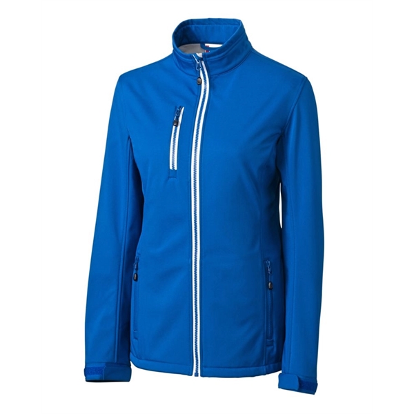 Clique Telemark Eco Stretch Softshell Full Zip Womens Jacket - Clique Telemark Eco Stretch Softshell Full Zip Womens Jacket - Image 5 of 27