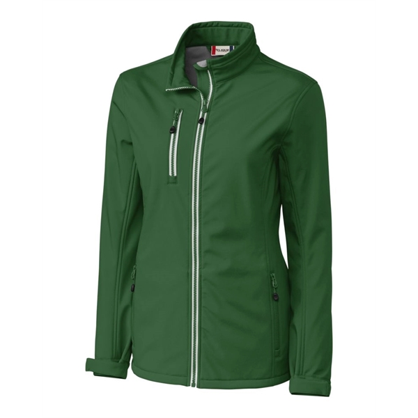 Clique Telemark Eco Stretch Softshell Full Zip Womens Jacket - Clique Telemark Eco Stretch Softshell Full Zip Womens Jacket - Image 6 of 27