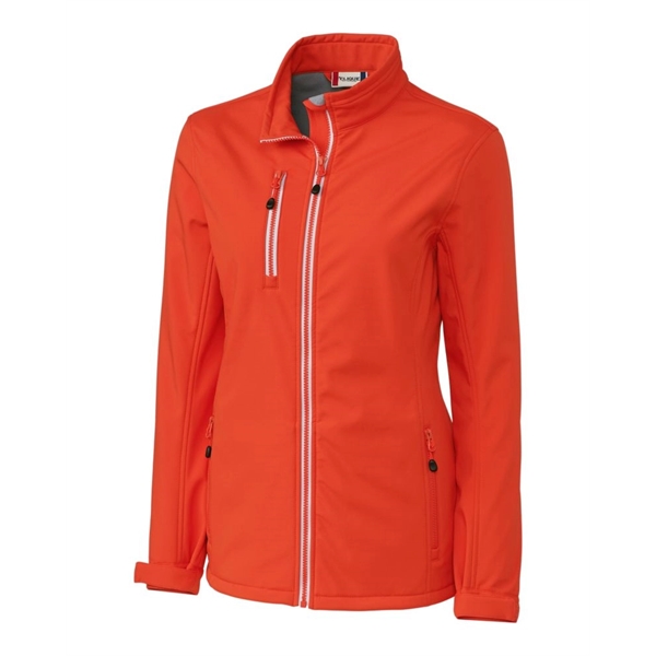 Clique Telemark Eco Stretch Softshell Full Zip Womens Jacket - Clique Telemark Eco Stretch Softshell Full Zip Womens Jacket - Image 7 of 27