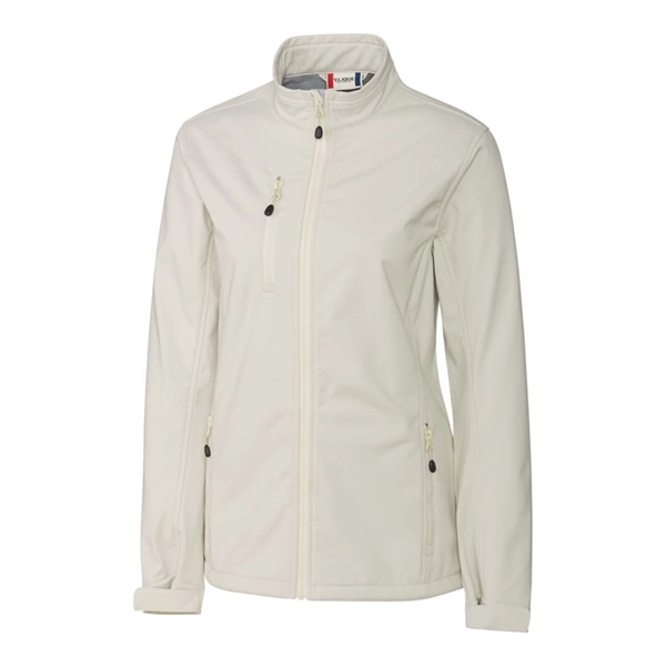 Clique Telemark Eco Stretch Softshell Full Zip Womens Jacket - Clique Telemark Eco Stretch Softshell Full Zip Womens Jacket - Image 8 of 27