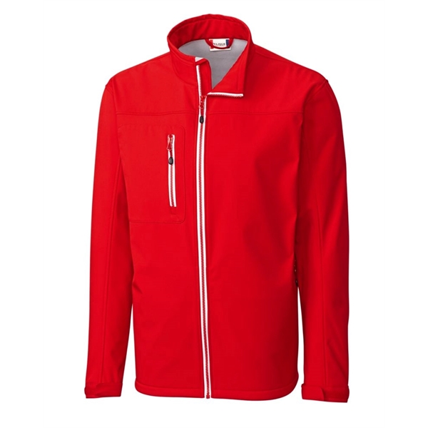 Clique Telemark Eco Stretch Softshell Full Zip Mens Jacket - Clique Telemark Eco Stretch Softshell Full Zip Mens Jacket - Image 3 of 8