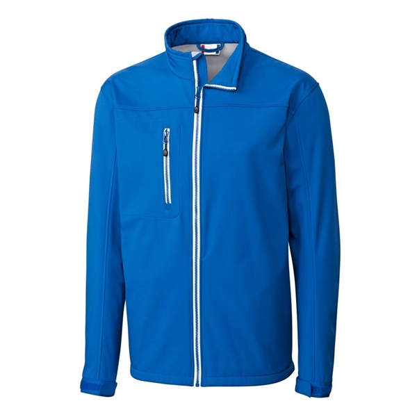 Clique Telemark Eco Stretch Softshell Full Zip Mens Jacket - Clique Telemark Eco Stretch Softshell Full Zip Mens Jacket - Image 5 of 8