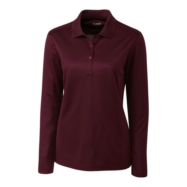 Clique Ice Pique Womens Long Sleeve Tech Polo - Clique Ice Pique Womens Long Sleeve Tech Polo - Image 4 of 19