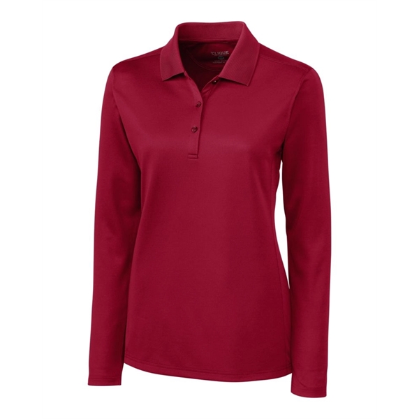 Clique Ice Pique Womens Long Sleeve Tech Polo - Clique Ice Pique Womens Long Sleeve Tech Polo - Image 8 of 19