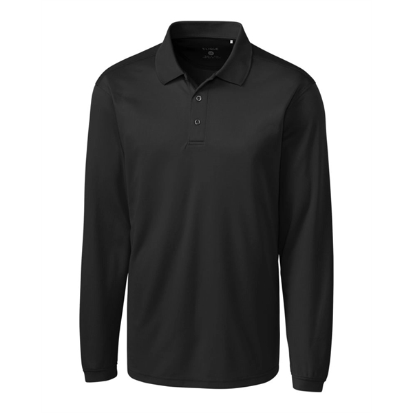 Clique Ice Pique Mens Long Sleeve Tech Polo - Clique Ice Pique Mens Long Sleeve Tech Polo - Image 0 of 18