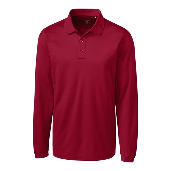 Clique Ice Pique Mens Long Sleeve Tech Polo - Clique Ice Pique Mens Long Sleeve Tech Polo - Image 5 of 18