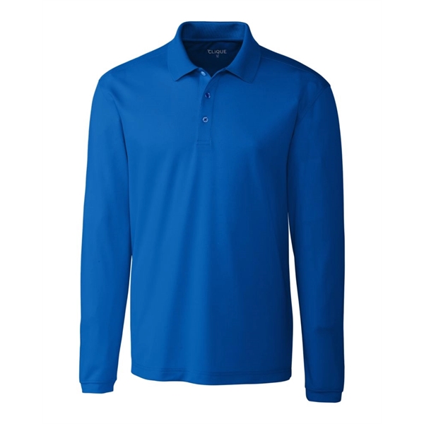 Clique Ice Pique Mens Long Sleeve Tech Polo - Clique Ice Pique Mens Long Sleeve Tech Polo - Image 13 of 18